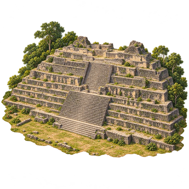 Illustration of Caana at Caracol