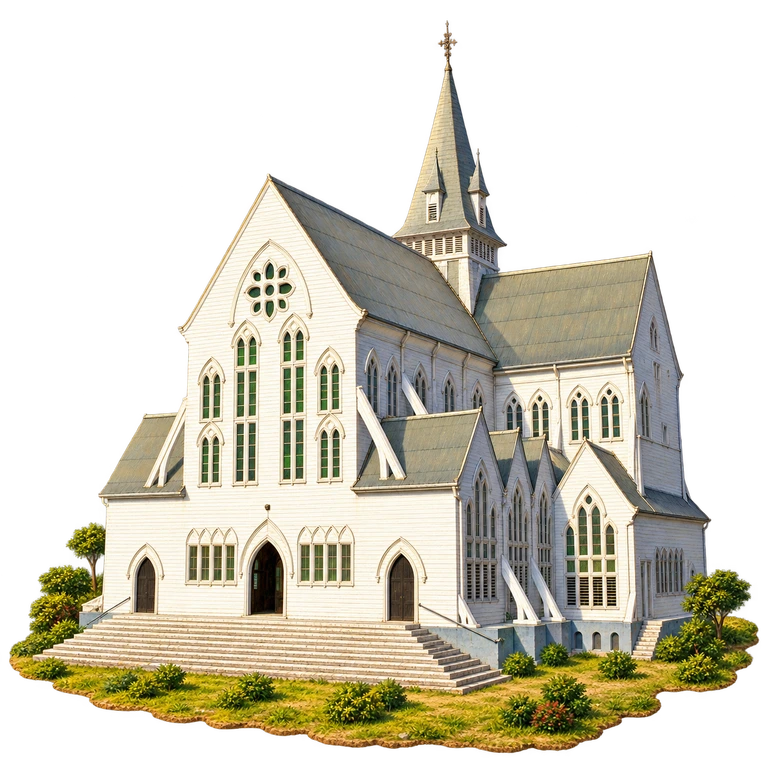 Illustration of St George's Cathedral, Georgetown