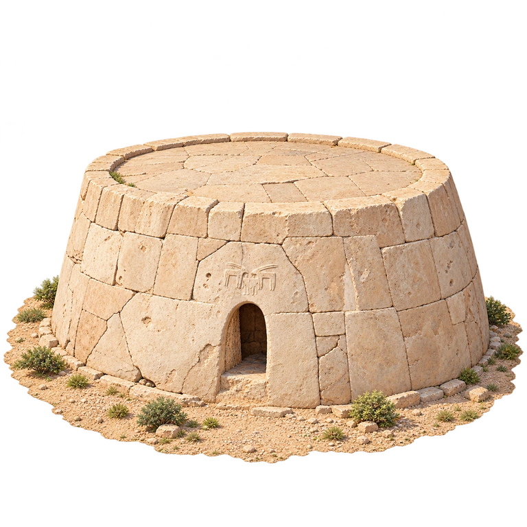 Illustration of Hili Archaeological Park