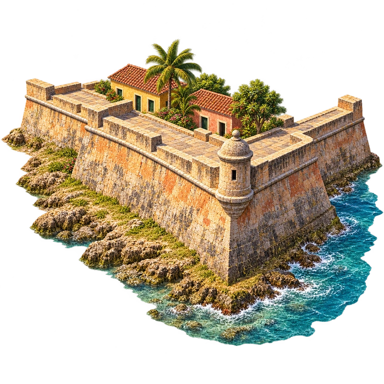 Illustration of Cartagena Fortifications