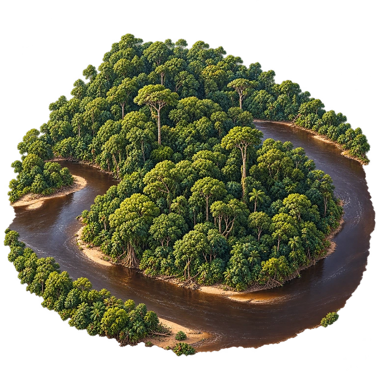 Illustration of Dja Faunal Reserve