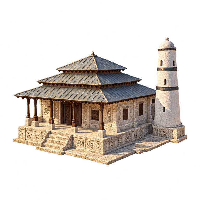 Illustration of Malé Friday Mosque