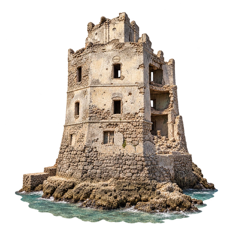 Illustration of Mogadishu Secondo-Lido Lighthouse