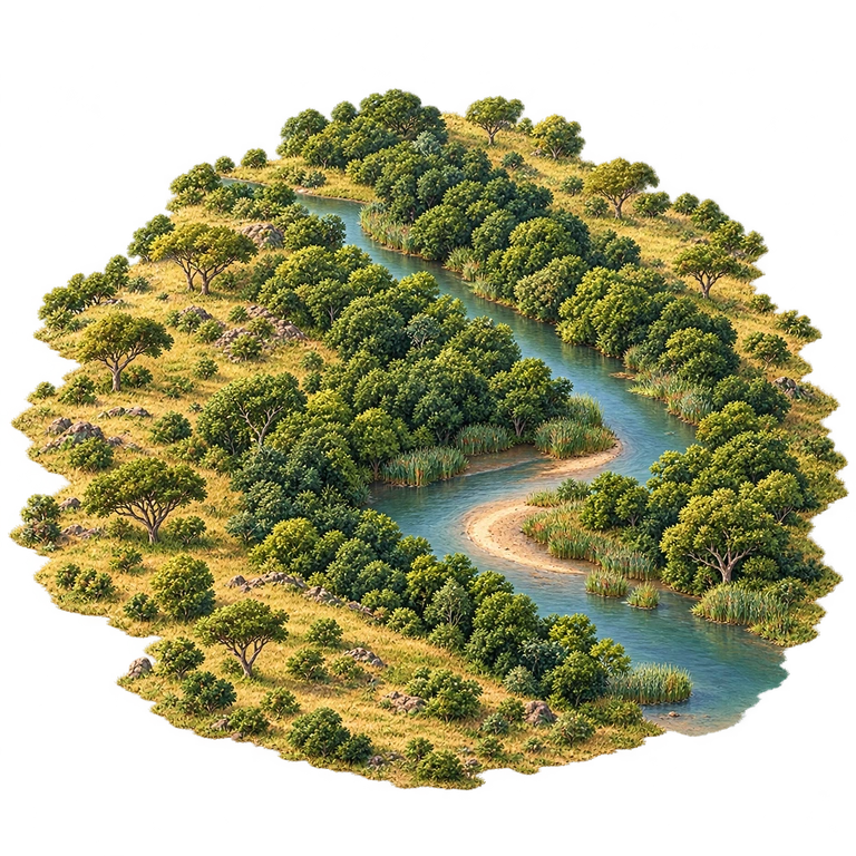 Illustration of Ruvubu National Park