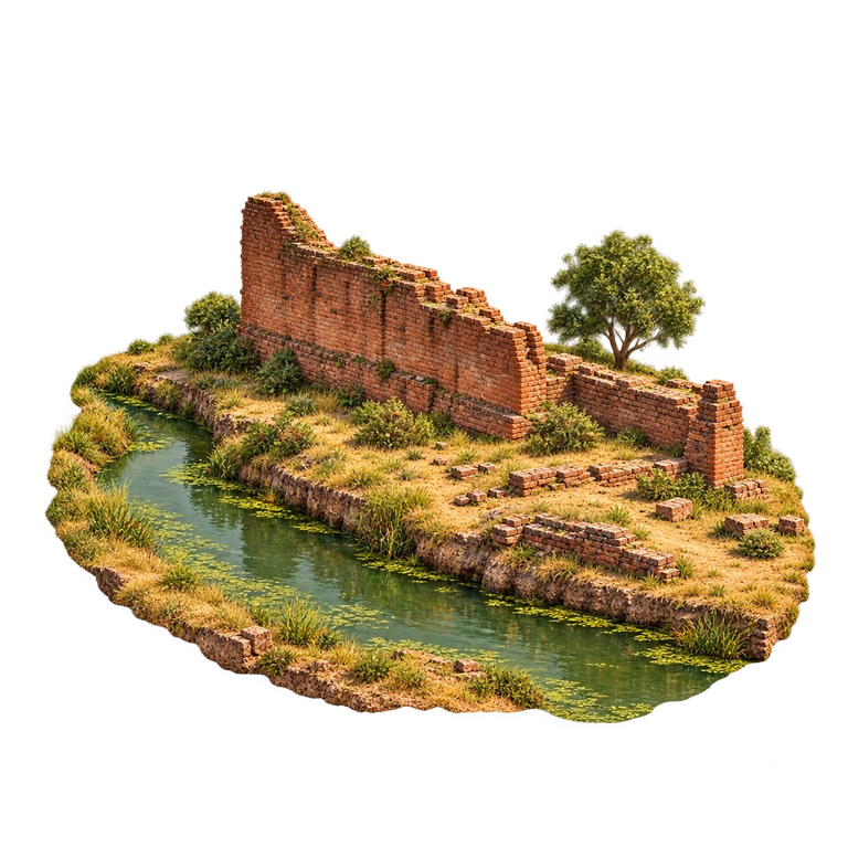 Illustration of Sri Ksetra — Pyu Ancient City