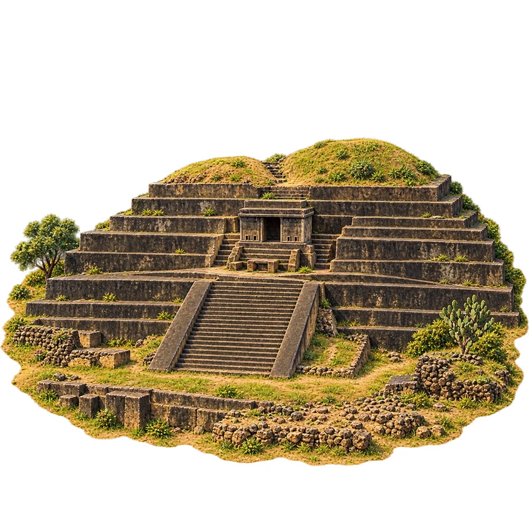 Illustration of Tazumal Archaeological Park