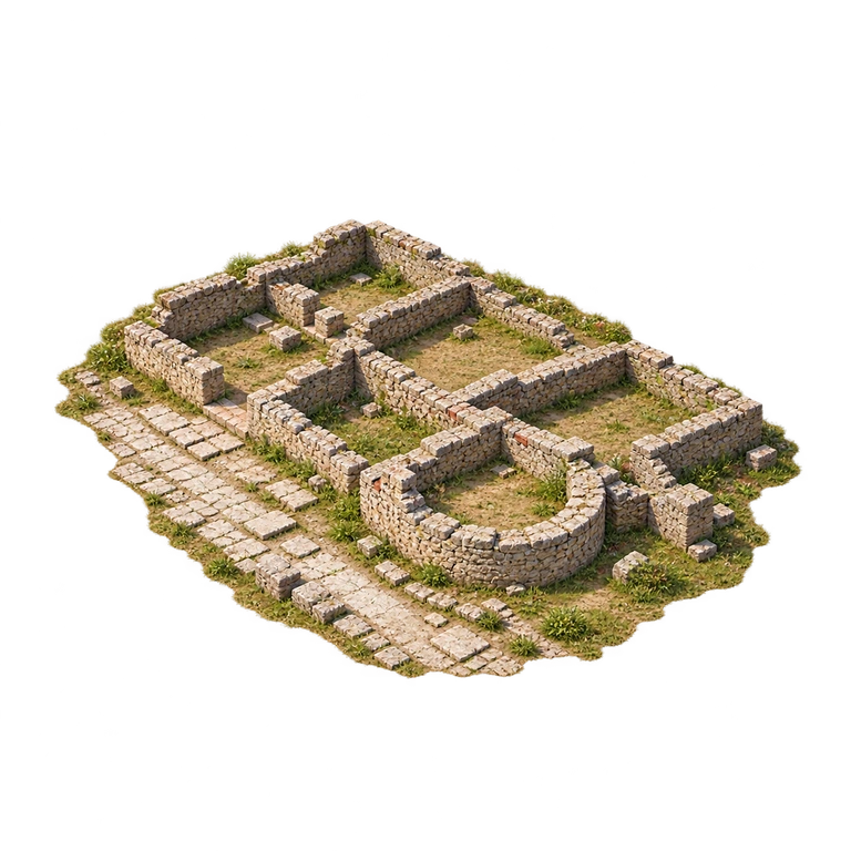 Illustration of Ulpiana Archaeological Park
