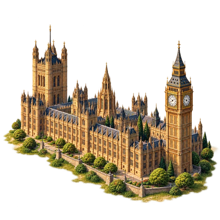 Illustration of Houses of Parliament